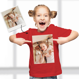 Custom Photo Kid T-Shirt,2-6 years old Cotton T-Shirt - MadeMineAU