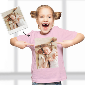 Custom Photo Kid T-Shirt,2-6 years old Cotton T-Shirt - MadeMineAU