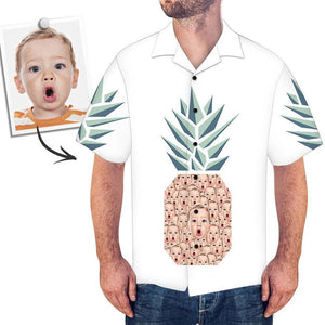 Custom Face Hawaiian Shirt Pineapple - MadeMineAU