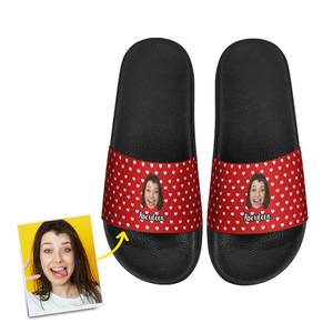 Custom Face Photo Seesaw Women's Slide Sandals - MadeMineAU