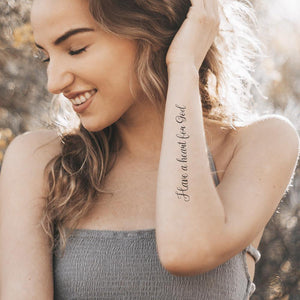 Custom Text Tattoos-Personalized Gift - MadeMineAU