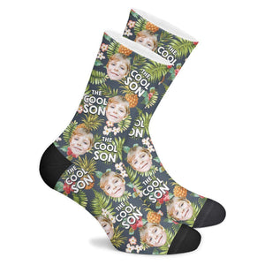 Custom Cool Son Tropical Socks - MadeMineAU