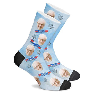 Custom Top Dad Socks - MadeMineAU