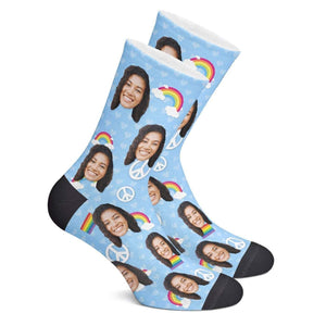 Custom Pride Socks (Rainbows) - MadeMineAU