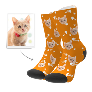 Custom Cat Socks with 3D Preview - MadeMineAU