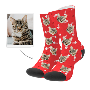 Custom Cat Socks with 3D Preview - MadeMineAU