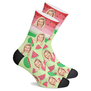 Custom Watermelon Socks - MadeMineAU