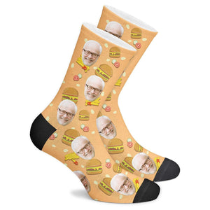 Custom Burger Socks - MadeMineAU