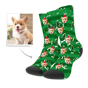 Christmas Custom Dog Socks - MadeMineAU