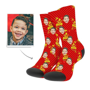 Christmas Custom Son Socks - MadeMineAU