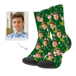 Christmas Custom Best Friends Socks - MadeMineAU