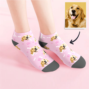 Custom Low cut Ankle Socks Dog - MyPhotoSocks