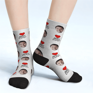 Father's Day Gifts Custom Face Socks Best Dad Gifts For Dad - MadeMineAU
