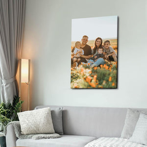 Custom Photo Canvas Prints With Frame Family Photo Home Decoration - MadeMineAU