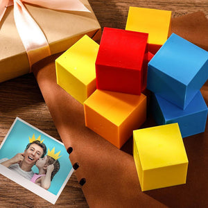 Custom Magic Folding Photo Rubic's Cube For Dad - MadeMineAU