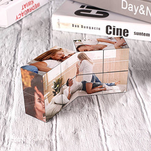 Custom Photo Rubic's Cube Romantic Style For Lovers Multiphoto Cube