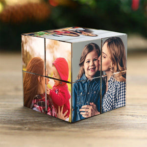 Custom Photo Rubic's Cube For Love Mom Multiphoto Cube