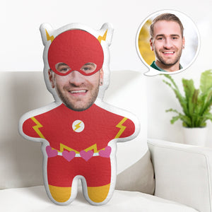 Valentine's Day Gifts Personalized The Flash Gifts Custom Minime Throw Pillow Gifts - MadeMineAU