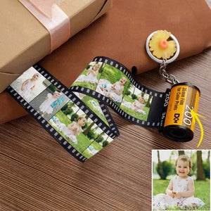 Custom Keychain Personalized Photo Camera Roll Keychain Keychain for Her