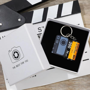 Custom Personal Film Roll Keychain with Pictures Gift for Family