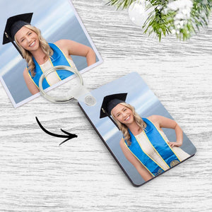 Graduation Gifts Custom Photo Key Chain Commemorative Gifts - MadeMineAU