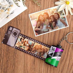 Custom Photos Spotify Code Scannable Camera Roll Keychain 5-20 Pictures For Lovers
