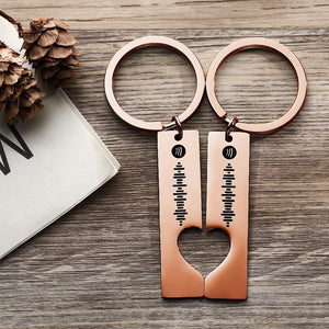 Personalized Spotify Code Keyring Engraved Keyring Gifts for Her/Him - MadeMineAU