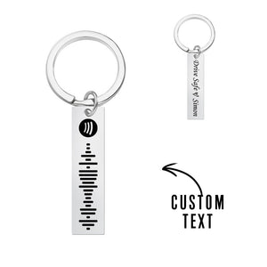 Drive Safe Keychain Custom Spotify Keychain Engraved Keychain Scannable Music Keychain