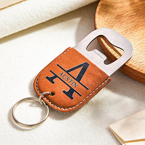 Custom Engraved Keychain Bottle Opener Simple Gifts - MadeMineAU