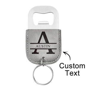 Custom Engraved Keychain Bottle Opener Simple Gifts - MadeMineAU