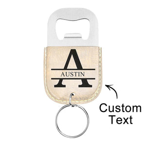 Custom Engraved Keychain Bottle Opener Simple Gifts - MadeMineAU