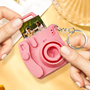 Custom Photo Mini Camera Keychain Personalized Camera Keychain with Pull Out Picture - MadeMineAU
