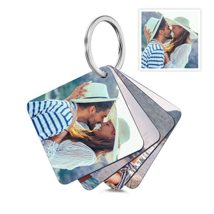 Custom Photo Felt Flip Book Keychain Personalized Double-sided Acrylic Keychain Gifts For Her - MadeMineAU