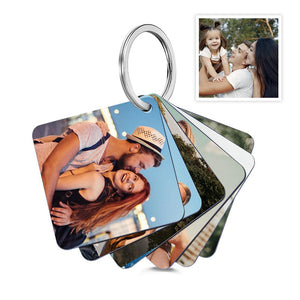Custom Photo Felt Flip Book Keychain Personalized Double-sided Acrylic Keychain Gifts For Her - MadeMineAU