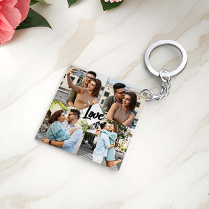 Custom Spotify Keychain Photo Keychain Engraved Keychain Best Gifts for Lover