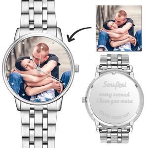 Photo Watch - Personalized Engraved Watch Bracelet - MadeMineAU