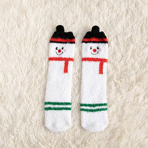 Christmas Socks Plush Coral Fleece Parent-child Christmas Socks Winter Home Floor Socks Christmas Gifts - MadeMineAU