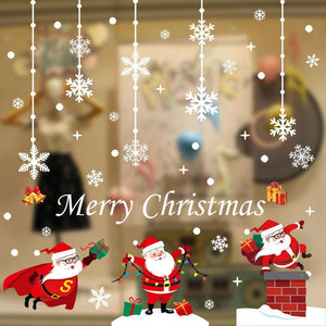 Fun Stickers Christmas Theme Home Decoration Gifts - Santa