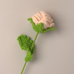Roses Crochet Flower Handmade Knitted Flower Gift for Lover - MadeMineAU