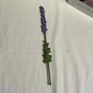 1pc Handmade Knitted Flower Lavender Crochet Flower Gift for Her - MadeMineAU