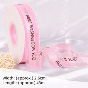 Craft Fabric Ribbon for Gift Wrapping Floral Bouquets Wedding Party Decoration - MadeMineAU