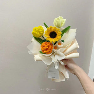 Pipe Cleaner Flowers Bouquet Handmade Twist Stick Bouquet Gift for Her - MadeMineAU