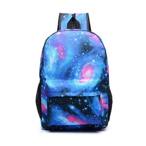 School Backpack Starry Sky Bookbag Lightweight School Bag for Students - MadeMineAU