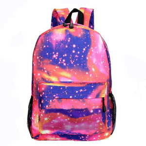 School Backpack Starry Sky Bookbag Lightweight School Bag for Students - MadeMineAU