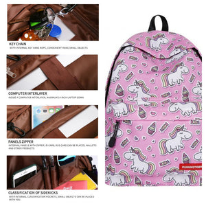 School Backpack Unicorn Bookbag Lightweight School Bag for Boys Girls - MadeMineAU