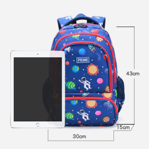 Rainbow School Backpack Astronaut Kids Bookbag Preschool Kindergarten School Bag for Boys Girls - MadeMineAU