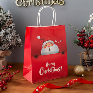 Christmas Gift Paper Bag(13*9.8*4.5 inch)