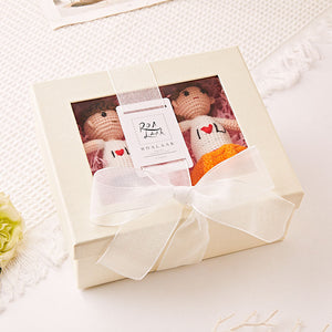 White Gift Box for Crochet Dolls - MadeMineAU