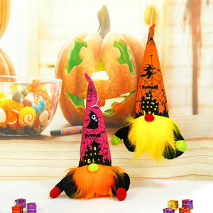 Halloween Gnome Dwarf Doll Ghost Festival Goblin Rudolph Faceless Dolls Window Decorations