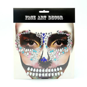 Halloween Face Gems Festival Face Crystal Sticker Party Dress Up